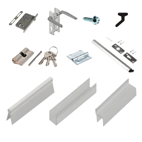 Kit usa pietonala cu prag redus Accesorii usi sectionale Kit usa pietonala cu prag redus