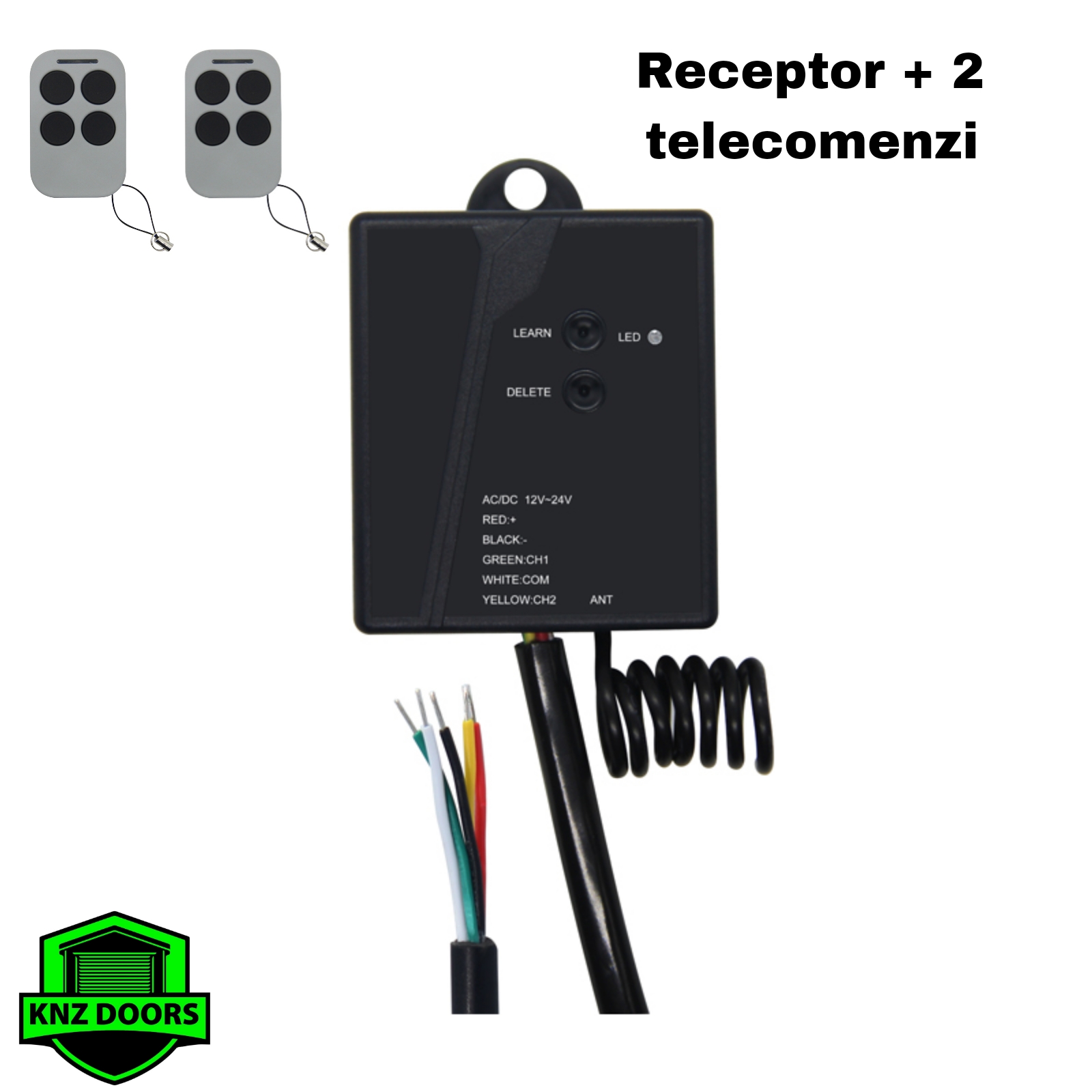 Receptor porti JS092 cu 2 telecomenzi Accesorii automatizari Receptor porti JS092 cu 2 telecomenzi